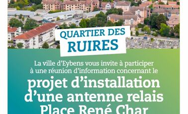 Réunion d'information - Projet d'installation d'une antenne relais place René Char