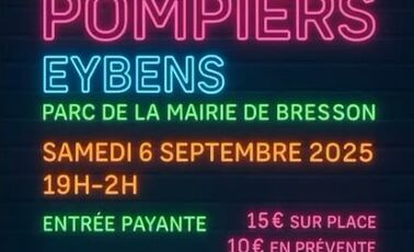 Bal des pompiers d'Eybens édition fluo
