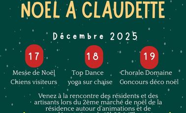 Marché de Noël EHPAD Claudette Chesne