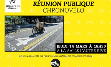 Réunion publique - Chronovélo Pierre Mendès-France/ Avenue de Poisat