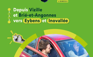 Vous travaillez sur Inovallée ou sur le campus ? Covoiturez sans réservation avec M covoit’ Lignes+